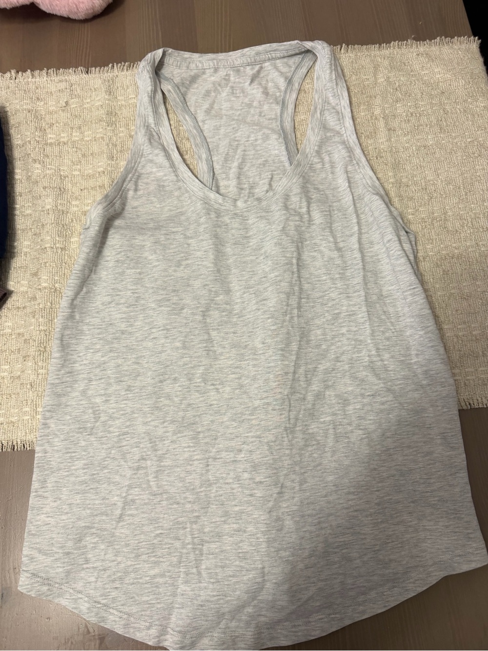 Light Gray lululemon Racerback Tank Top